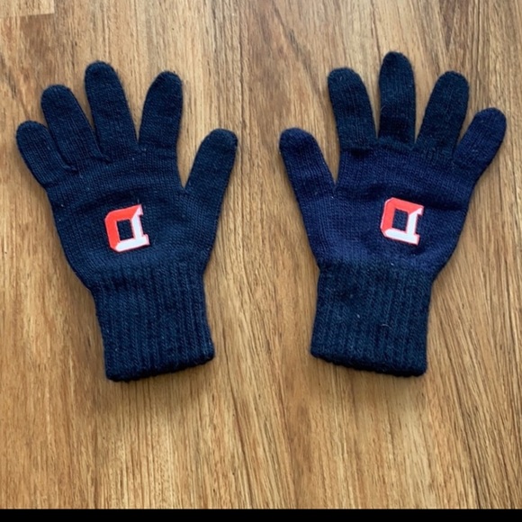 Winter Gloves Unisex Navy Blue Gloves to keep hands warm and protected - Picture 2 of 7